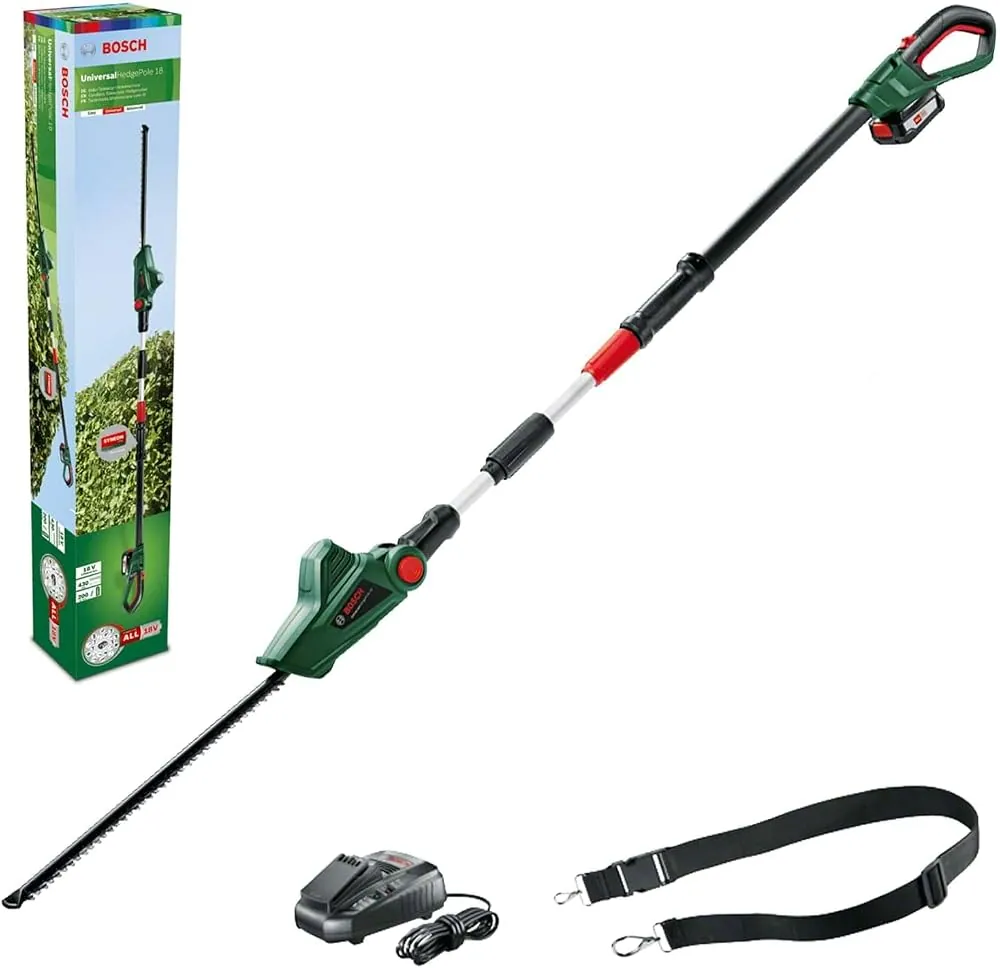 Tagliasiepi ad asta Bosch UniversalHedgePole 18 con batteria