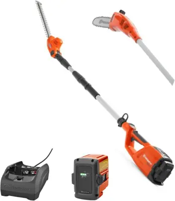 Tagliasiepi a batteria Husqvarna 120iTK4 con set accessori